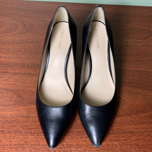 Cole Haan | Gemma Logo Leather Pumps - 6.5B - Picture 1 of 10